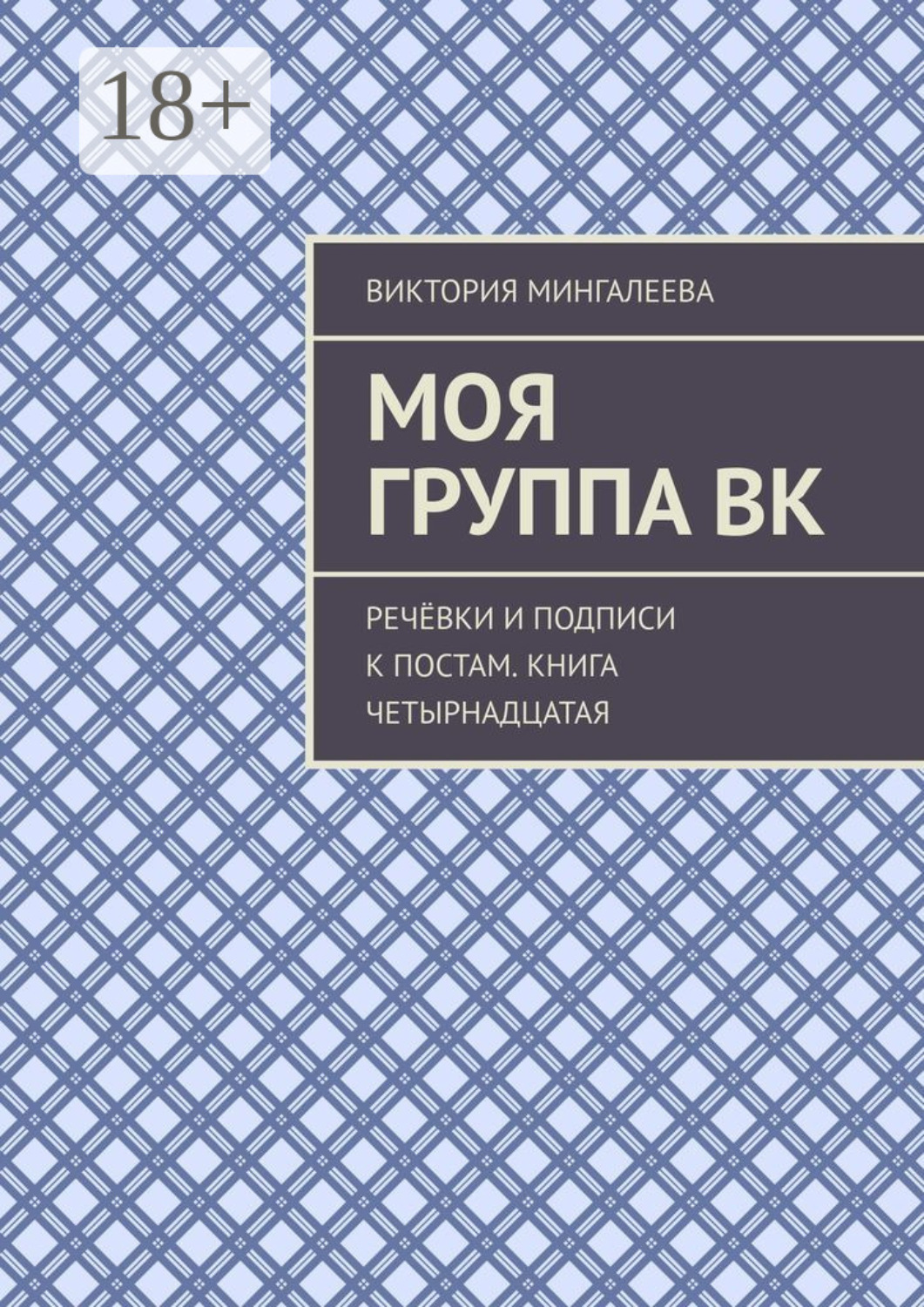 Обложка книги «Моя группа ВК. Речёвки и подписи к постам. Книга четырнадцатая»