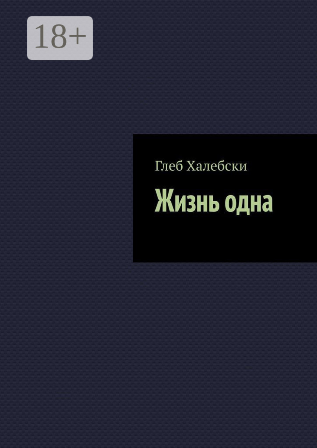 Обложка книги «Жизнь одна»