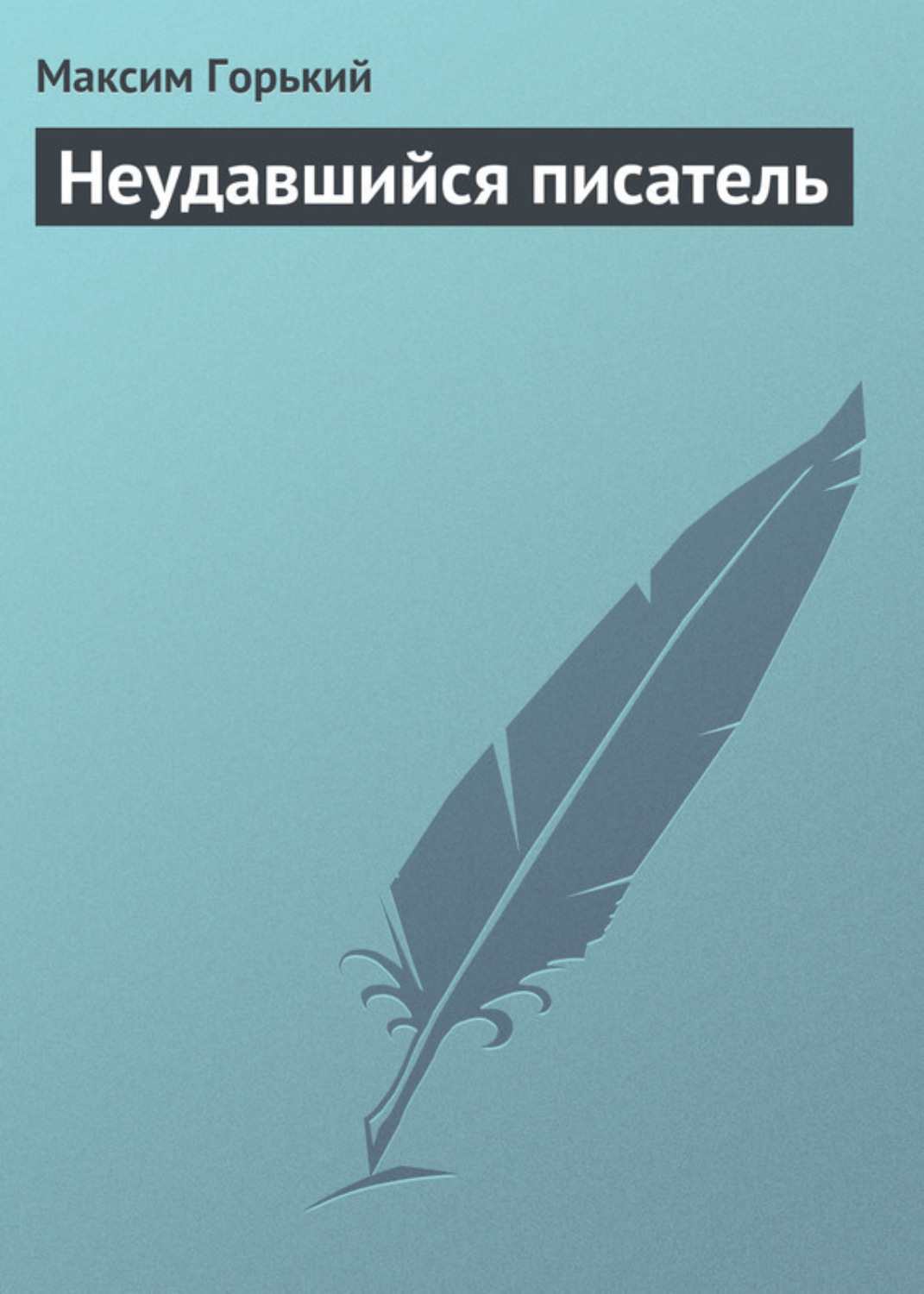 Обложка книги «Неудавшийся писатель»
