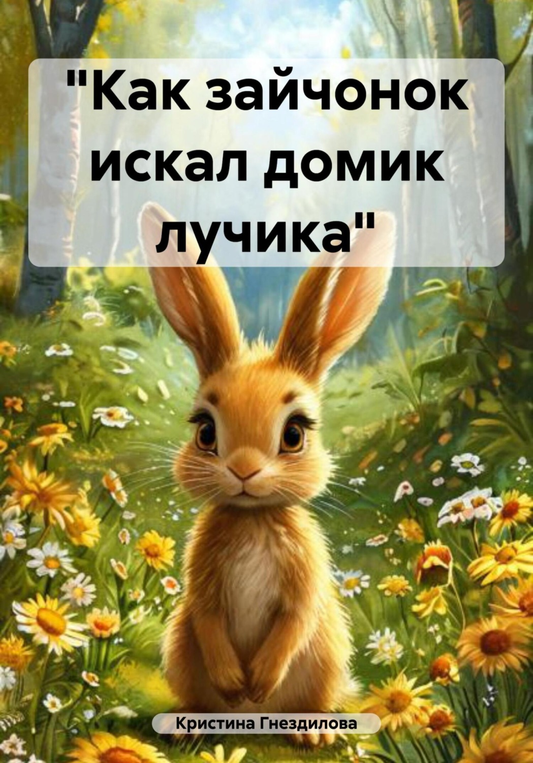 Обложка книги ««Как зайчонок искал домик лучика»»