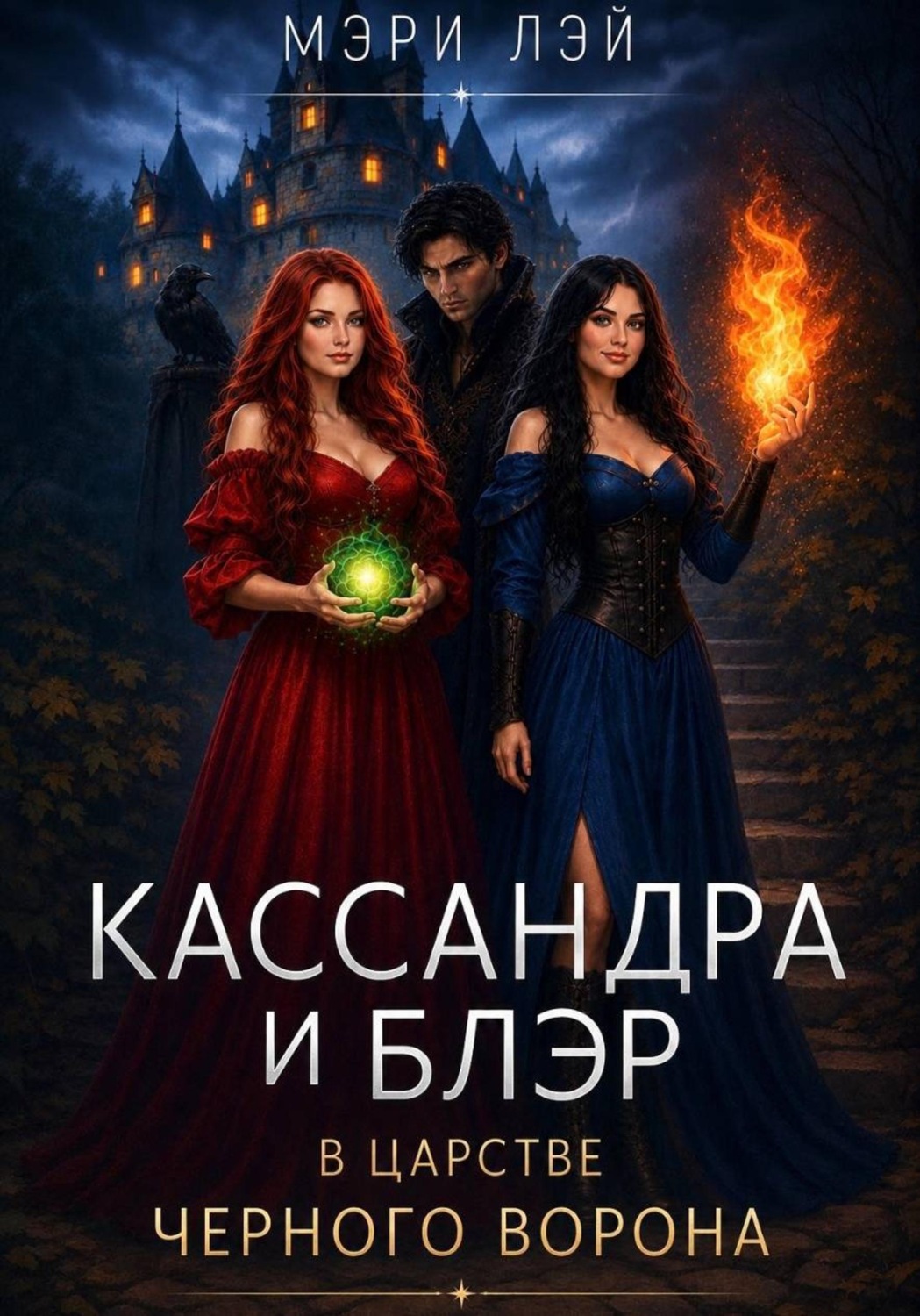Обложка книги «Кассандра и Блэр в Царстве черного ворона»