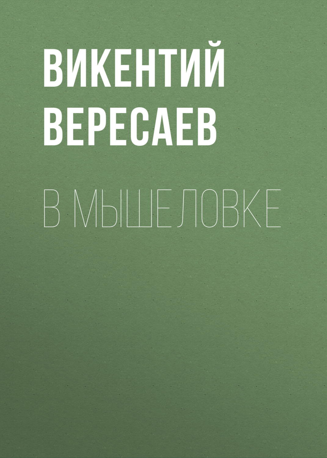 Обложка книги «В мышеловке»