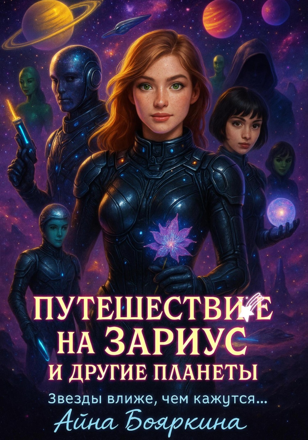 Обложка книги «Путешествие на Зариус и другие планеты»