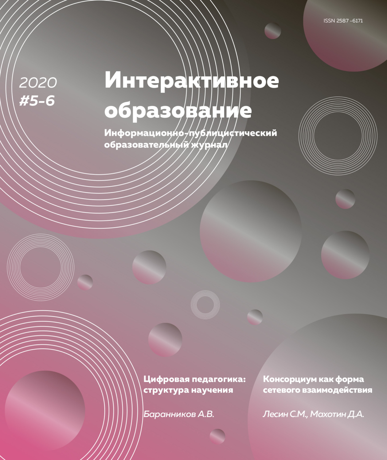 Обложка книги «Интерактивное образование №5–6 2020 г.»