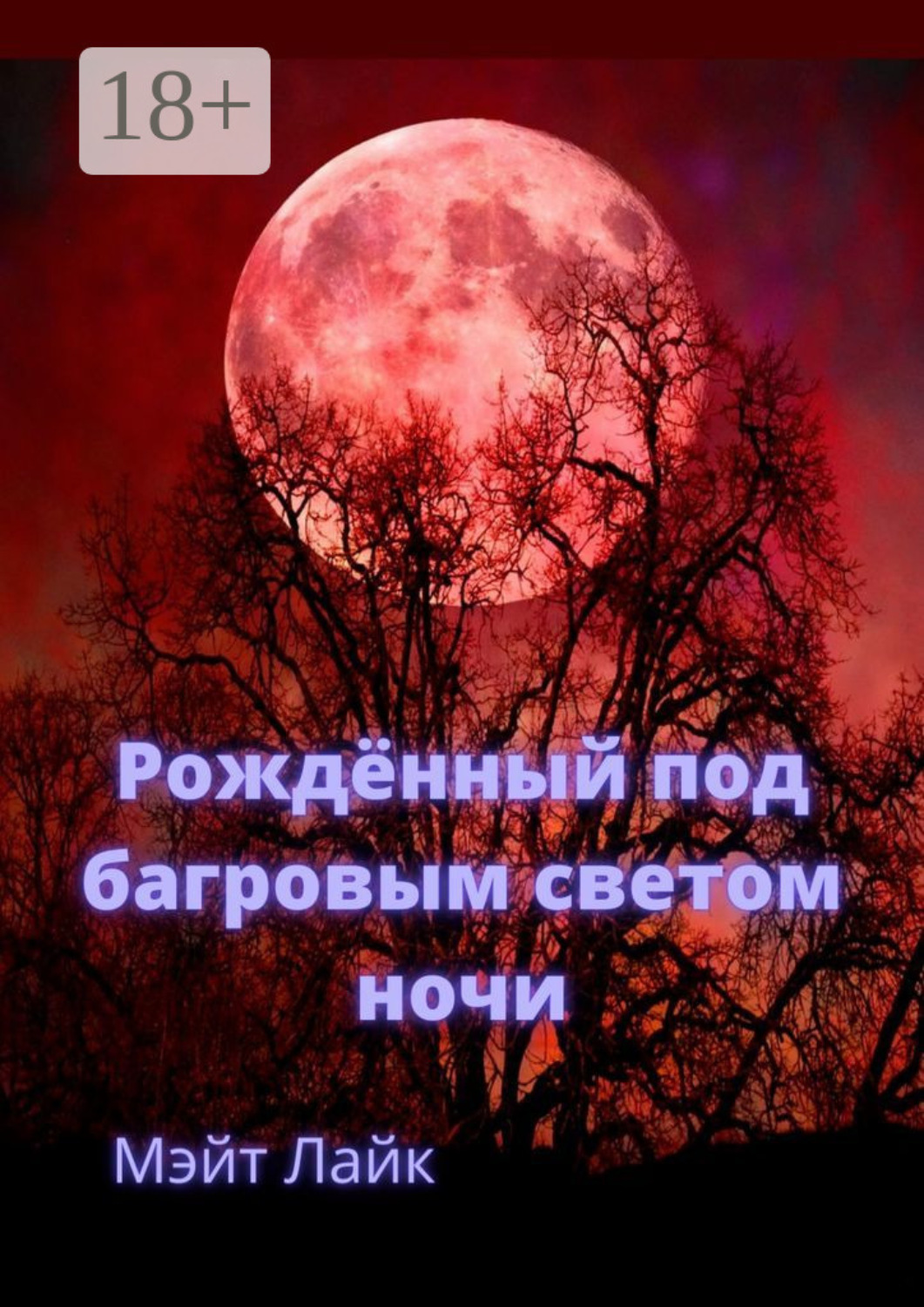 Обложка книги «Рождённый под багровым светом ночи»