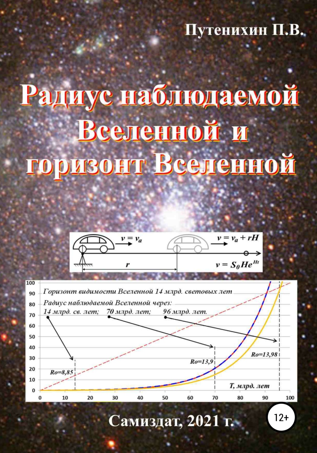 Обложка книги «Радиус наблюдаемой Вселенной и горизонт Вселенной»