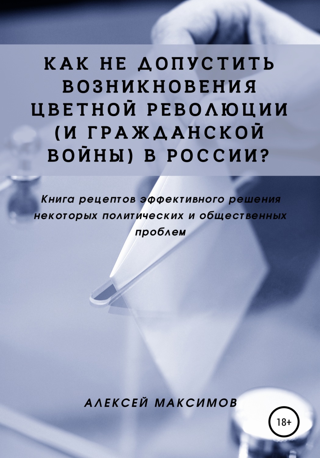 Обложка книги «Как не допустить возникновения цветной революции (и гражданской войны) в России? Книга рецептов эффективного решения некоторых политических и общественных проблем»