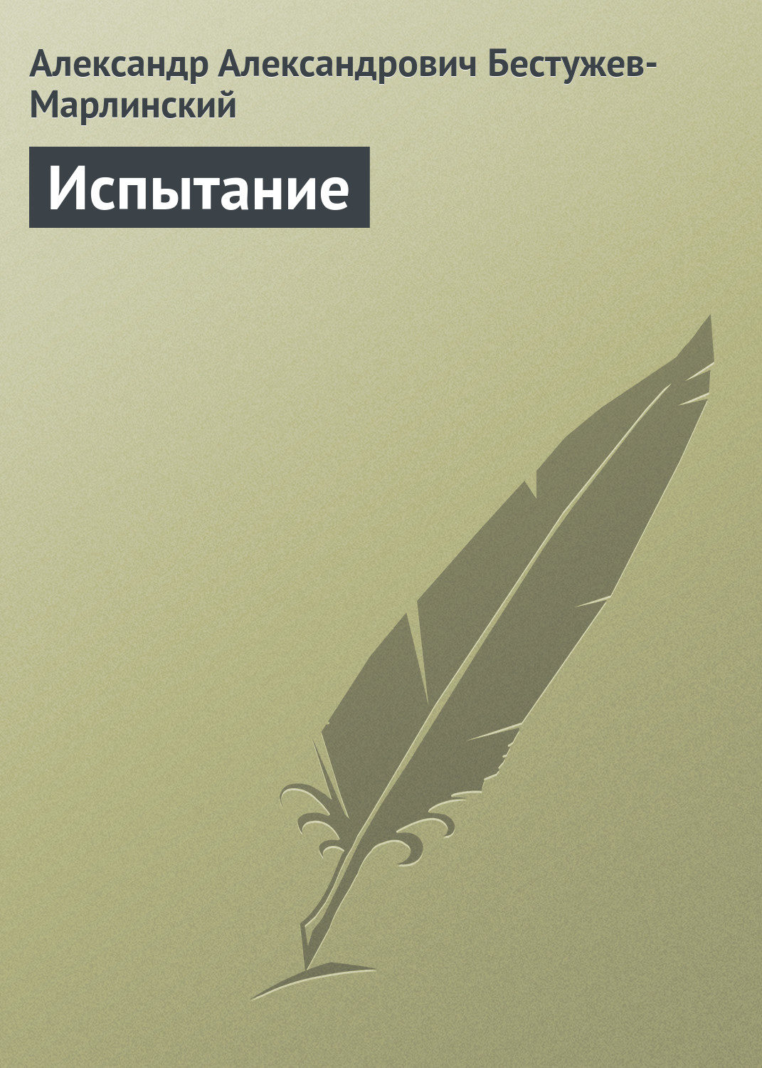 Обложка книги «Испытание»