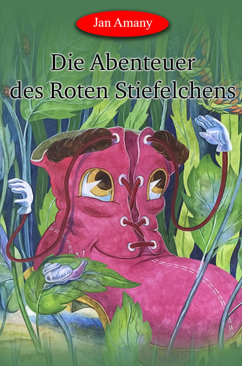 Обложка книги «Die Abenteuer des Roten Stiefelchens»