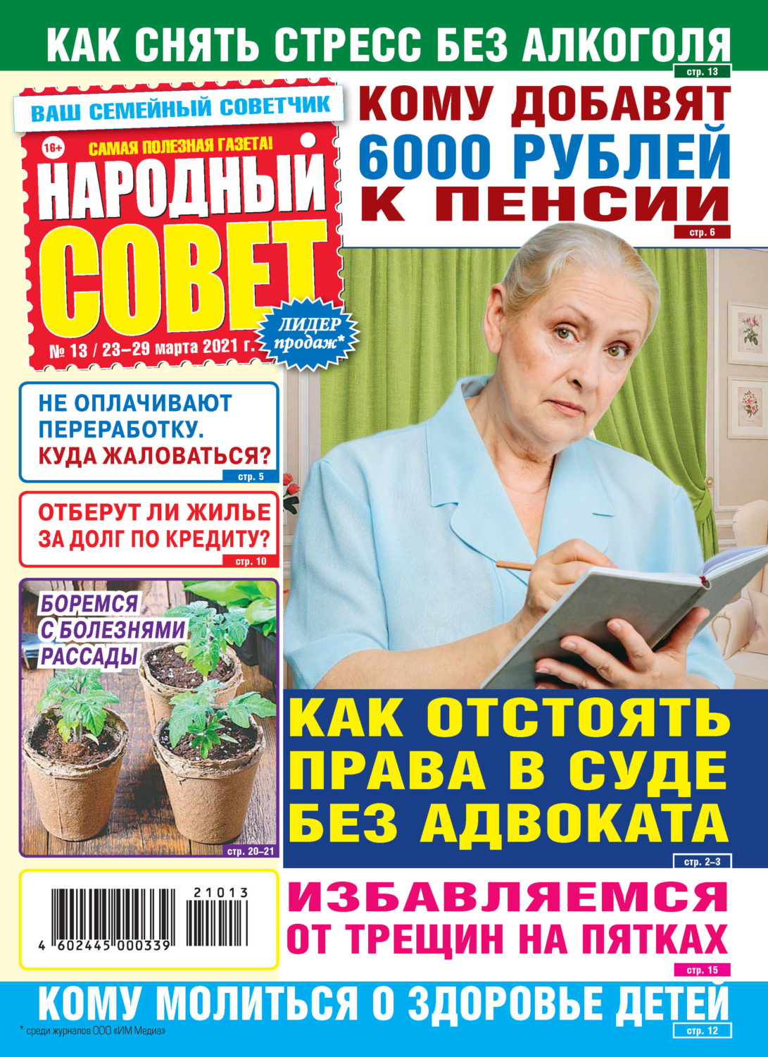 Обложка книги «Народный совет №13/2021»