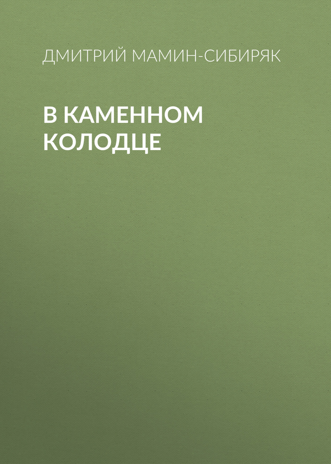 Обложка книги «В каменном колодце»