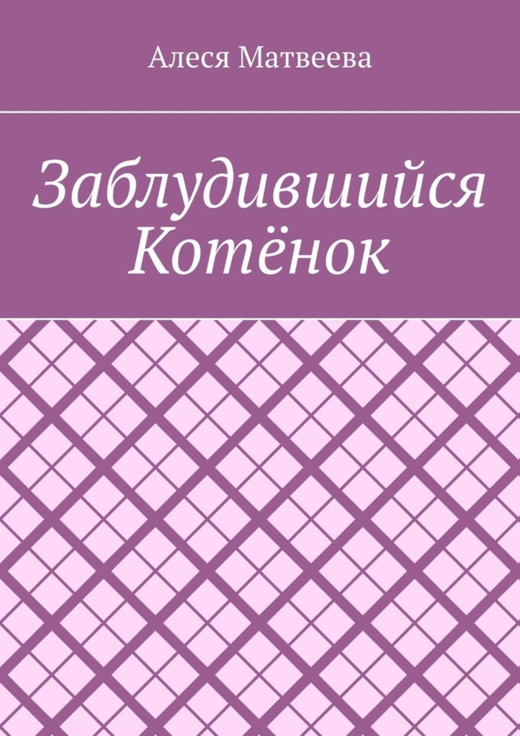 Обложка книги «Заблудившийся котёнок»
