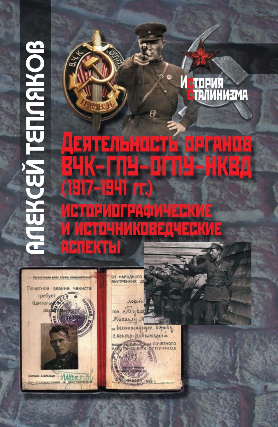Обложка книги «Деятельность органов ВЧК–ГПУ–ОГПУ–НКВД (1917–1941 г.). Историографические и источниковедческие аспекты»
