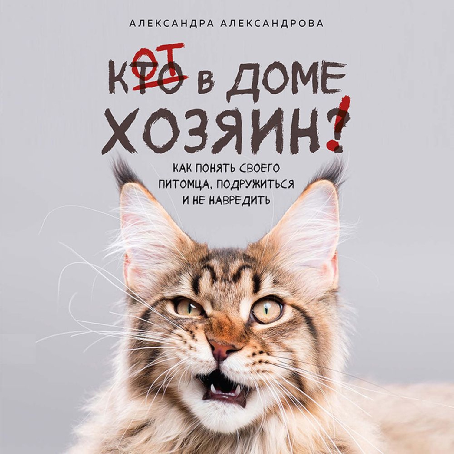 Обложка книги «Кот в доме хозяин! Как понять своего питомца, подружиться и не навредить»