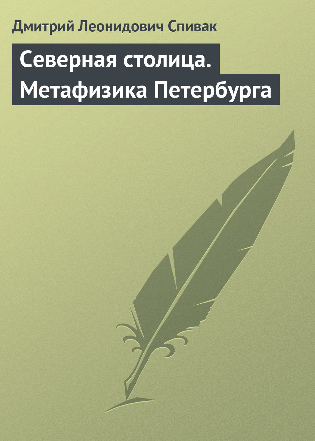 Обложка книги «Северная столица. Метафизика Петербурга»
