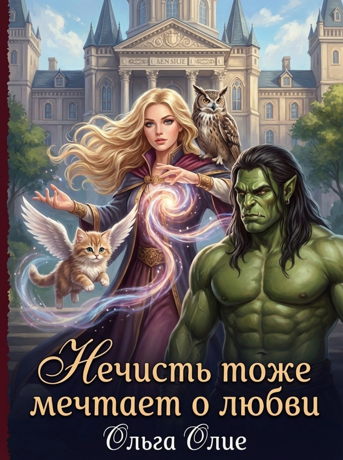 Обложка книги «Нечисть тоже мечтает о любви»