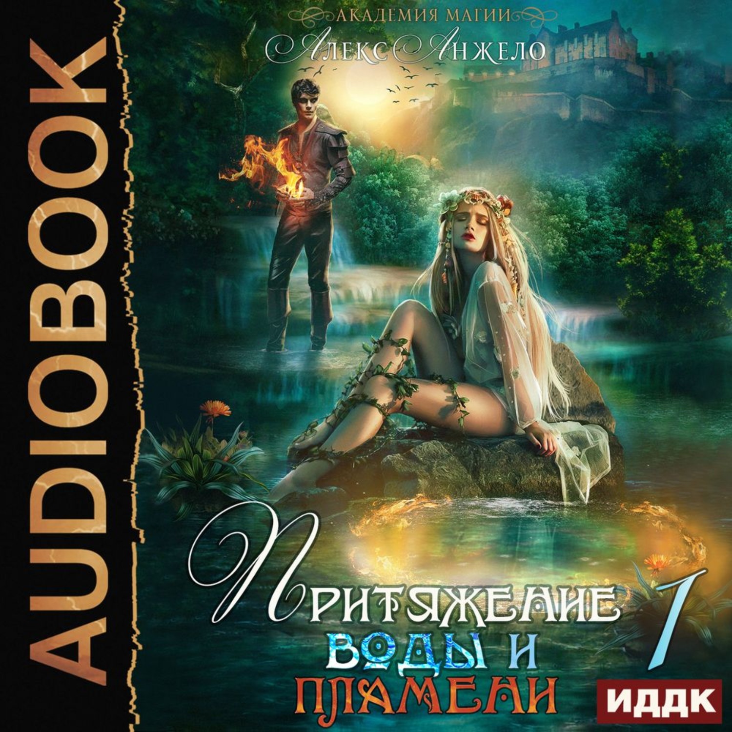 Обложка книги «Академия магии. Притяжение воды и пламени. Книга 1»