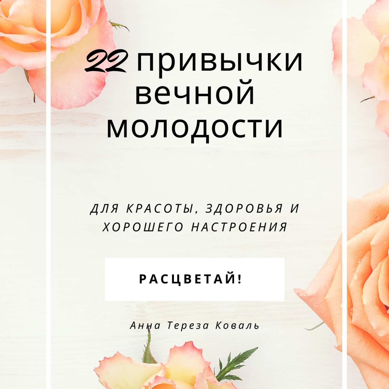 Обложка книги «22 привычки вечной молодости. Для красоты, здоровья и хорошего настроения»