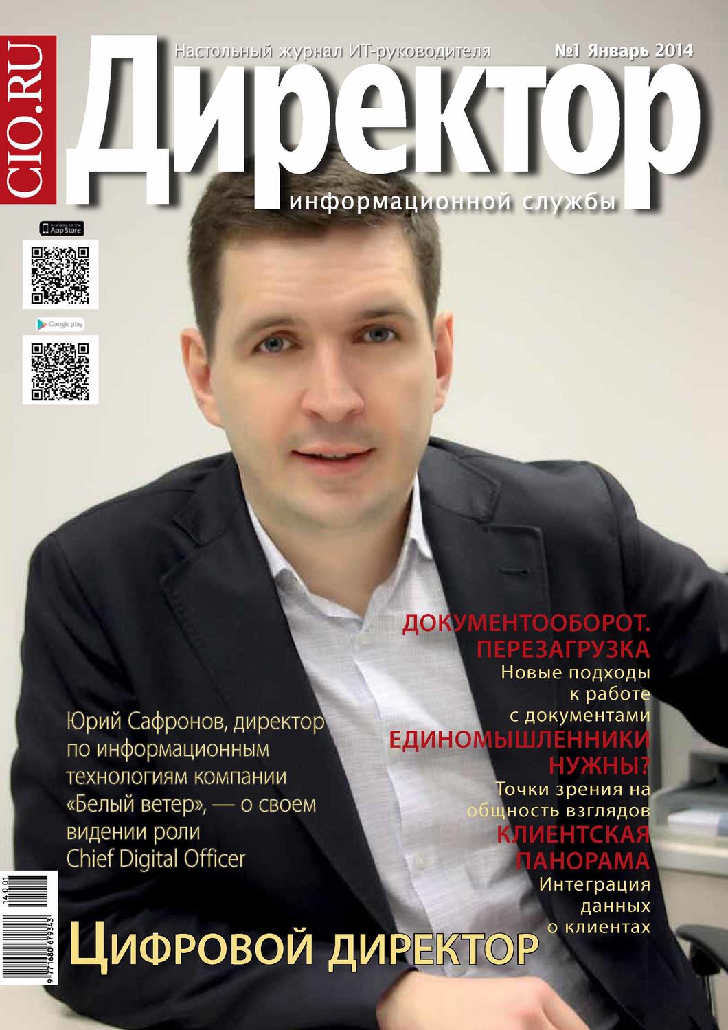 Обложка книги «Директор информационной службы №01/2014»