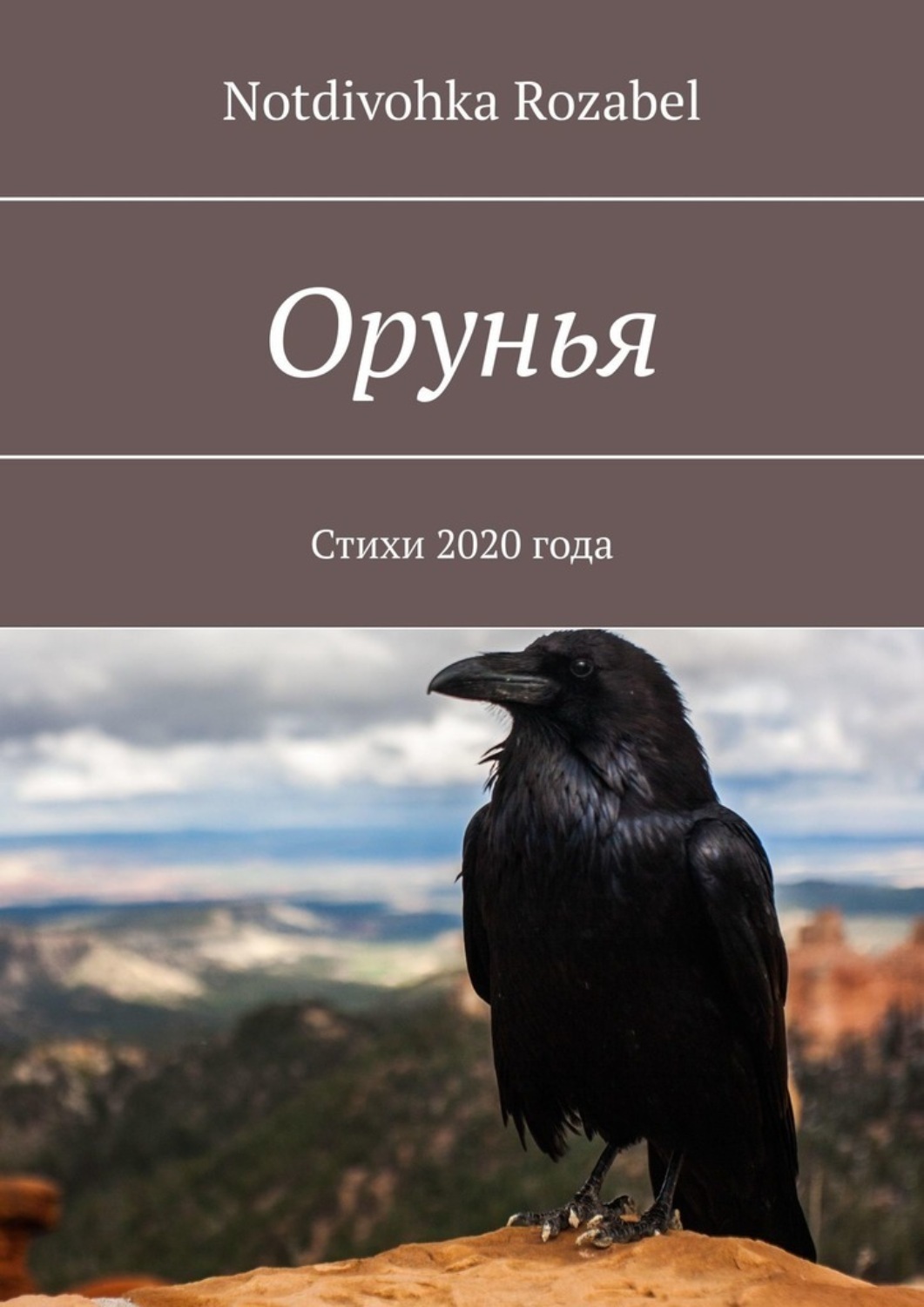 Обложка книги «Орунья. Стихи 2020 года»