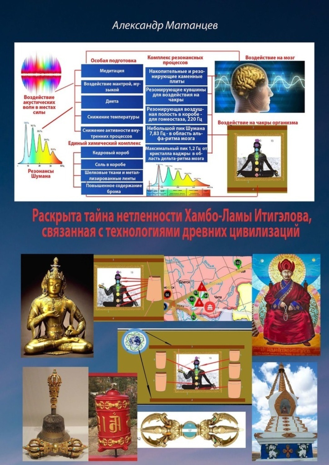 Обложка книги «Раскрыта тайна нетленности Хамбо-ламы Итигэлова, связанная с технологиями древних цивилизаций»
