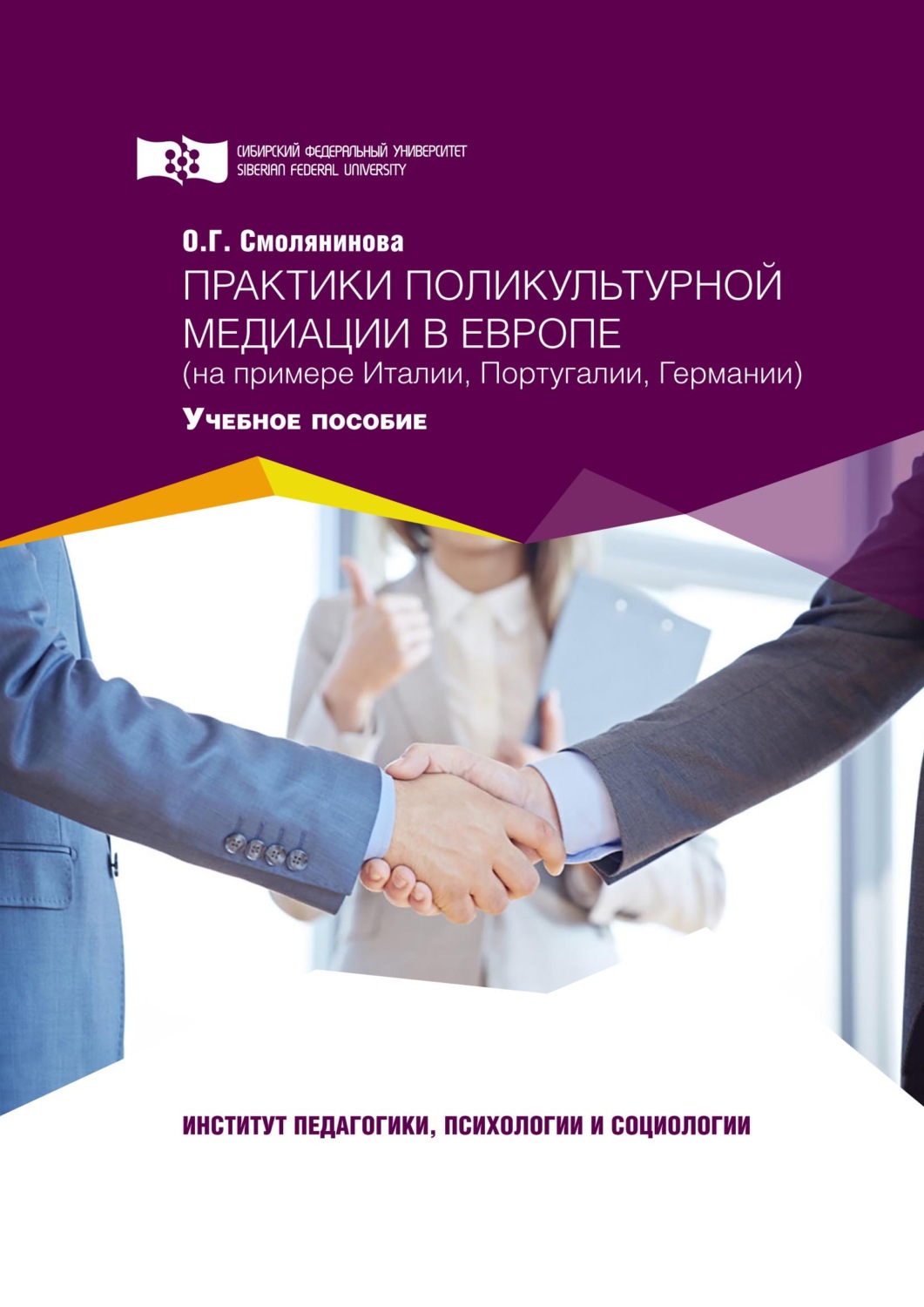 Обложка книги «Практики поликультурной медиации в Европе (на примере Италии, Португалии, Германии)»