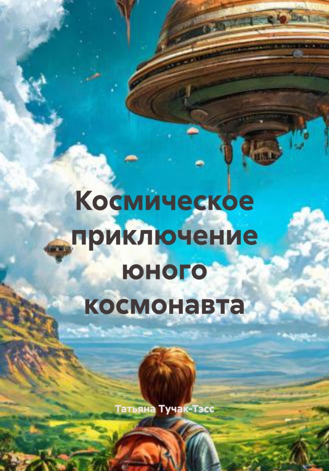 Обложка книги «Космическое приключение юного космонавта»