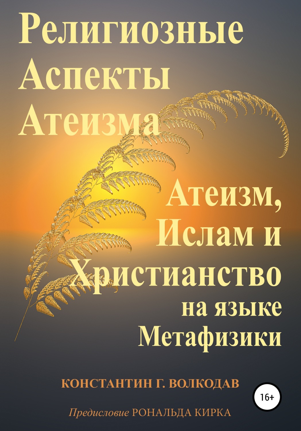 Обложка книги «Религиозные аспекты атеизма: атеизм, ислам и христианство на языке метафизики»