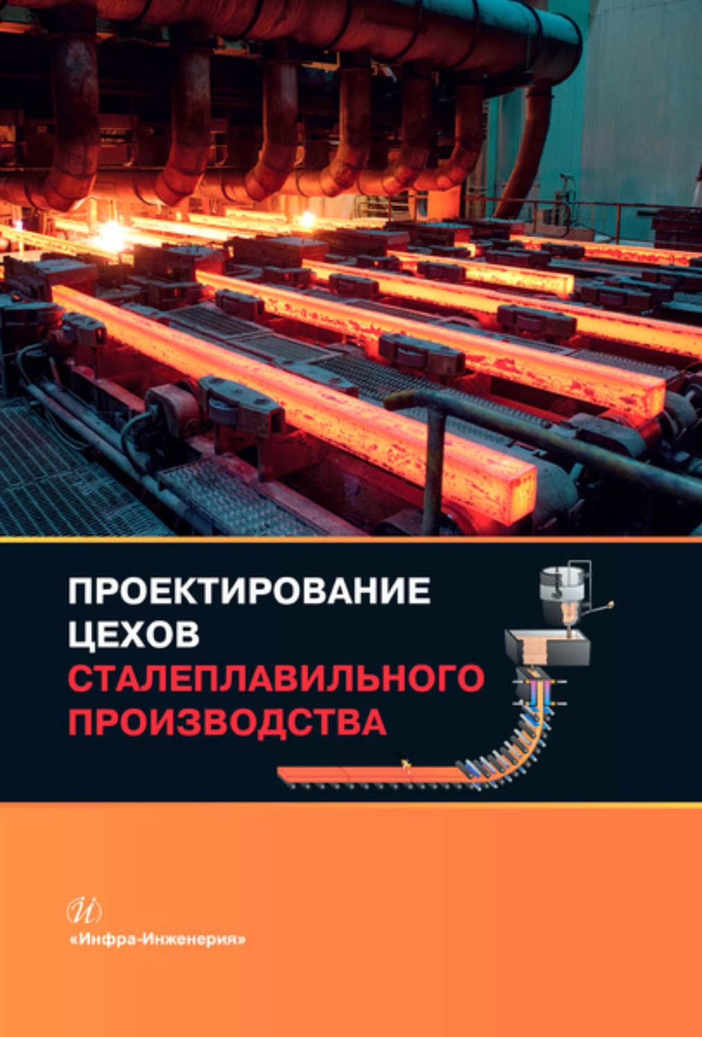 Обложка книги «Проектирование цехов сталеплавильного производства»