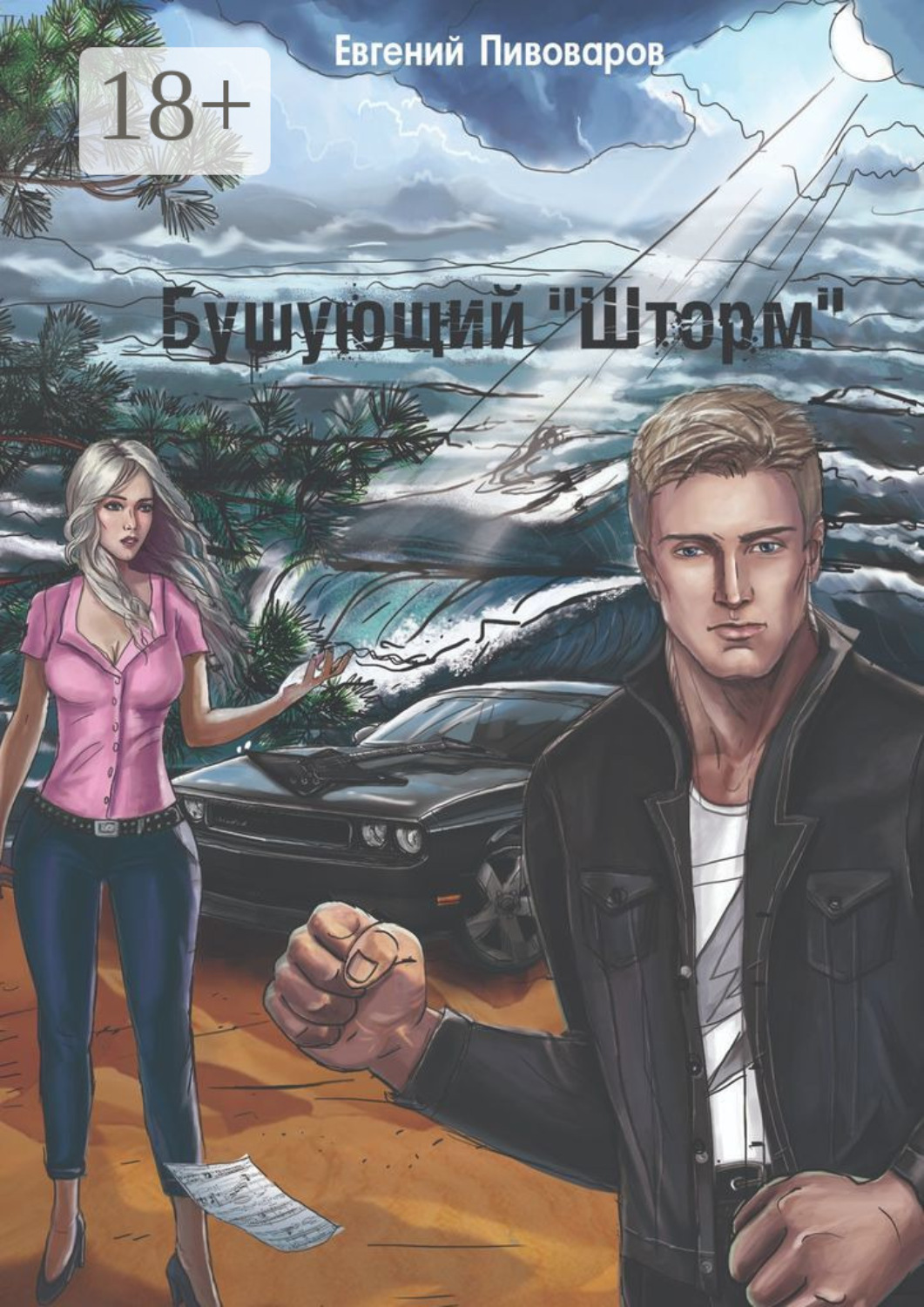 Обложка книги «Бушующий «Шторм». Роман»