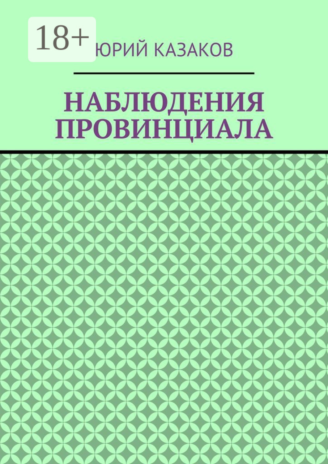 Обложка книги «НАБЛЮДЕНИЯ ПРОВИНЦИАЛА»