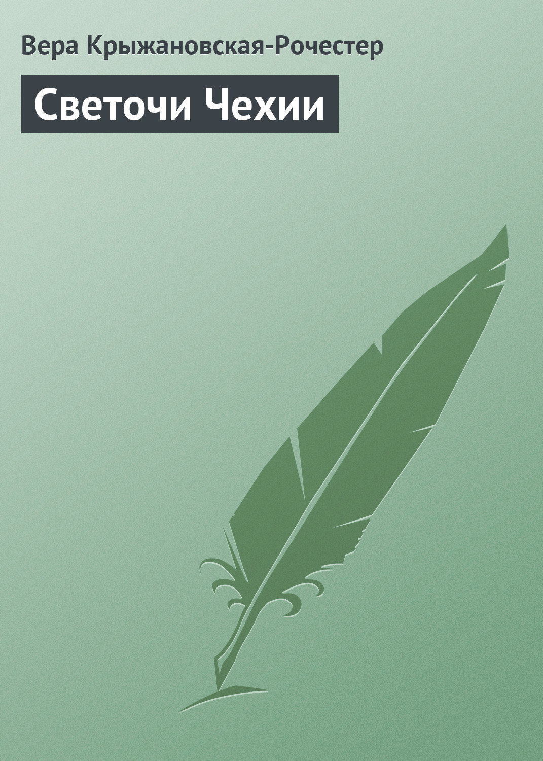 Обложка книги «Светочи Чехии»