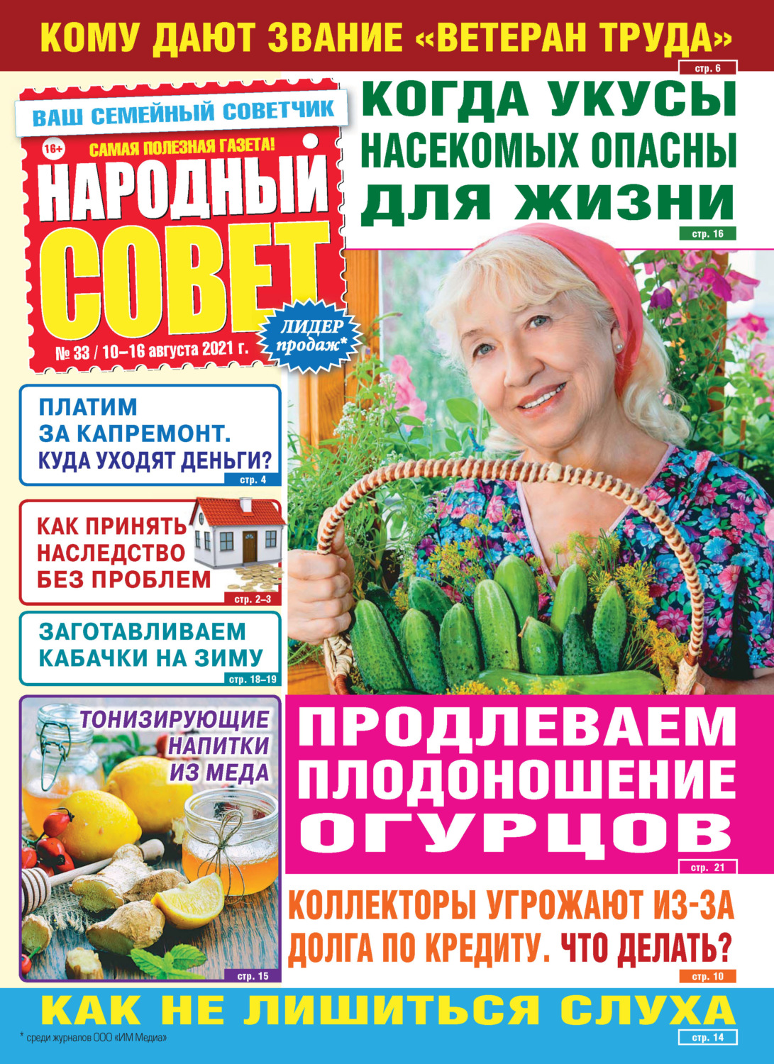 Обложка книги «Народный совет №33/2021»