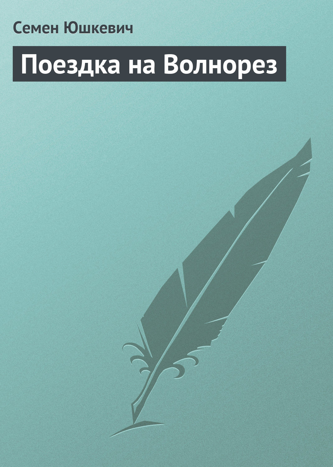 Обложка книги «Поездка на Волнорез»