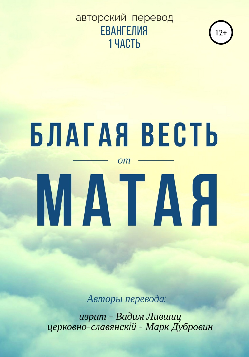 Обложка книги «Благая весть от Матая (перевод Евангелия)»