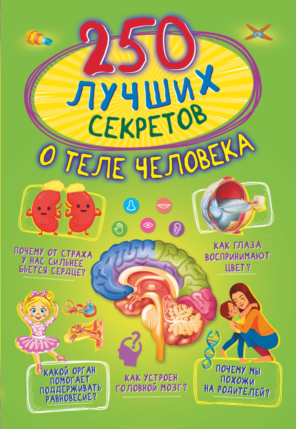 Обложка книги «250 лучших секретов о теле человека»