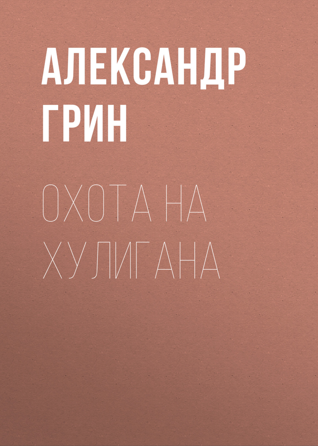 Обложка книги «Охота на хулигана»