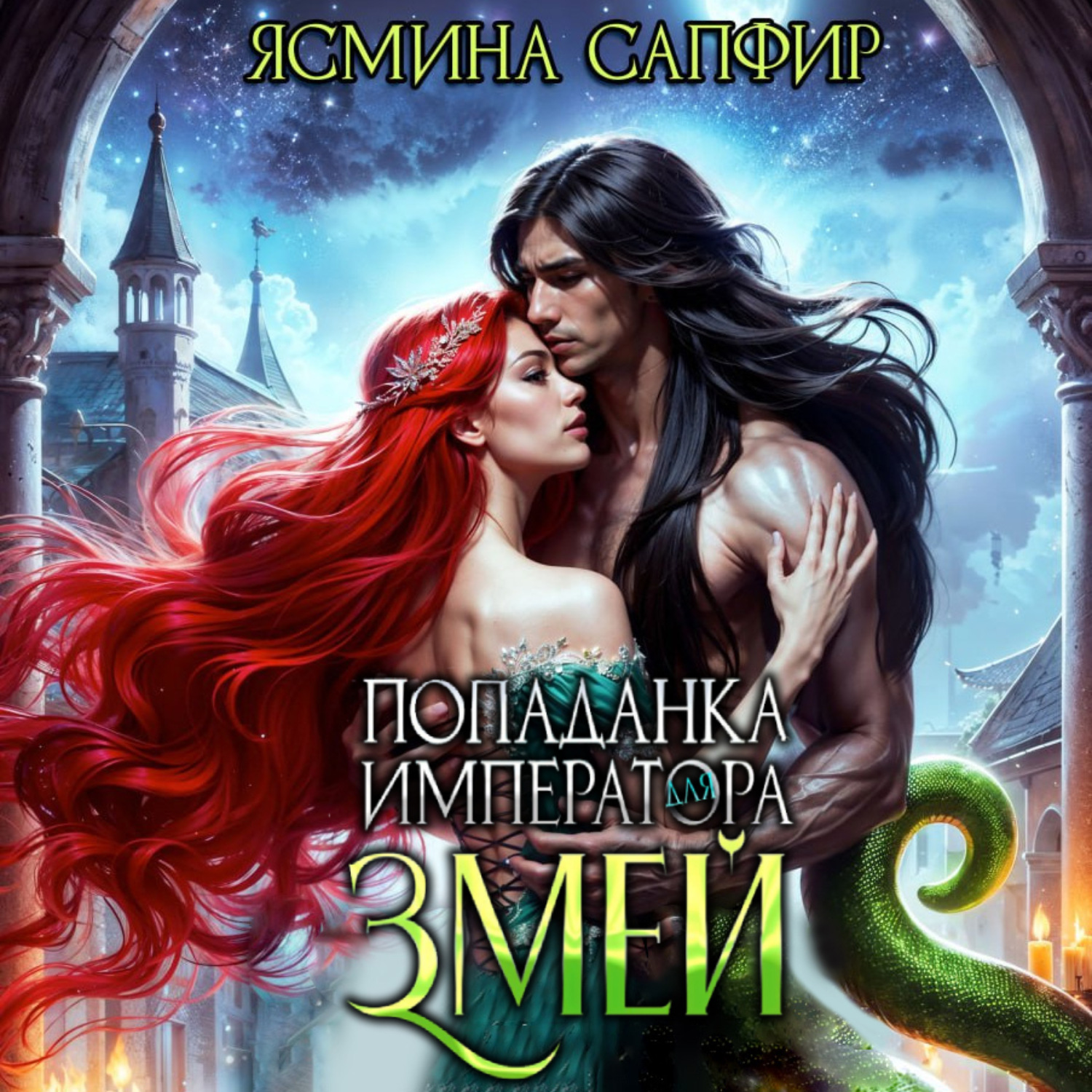 Обложка книги «Попаданка для императора змей»