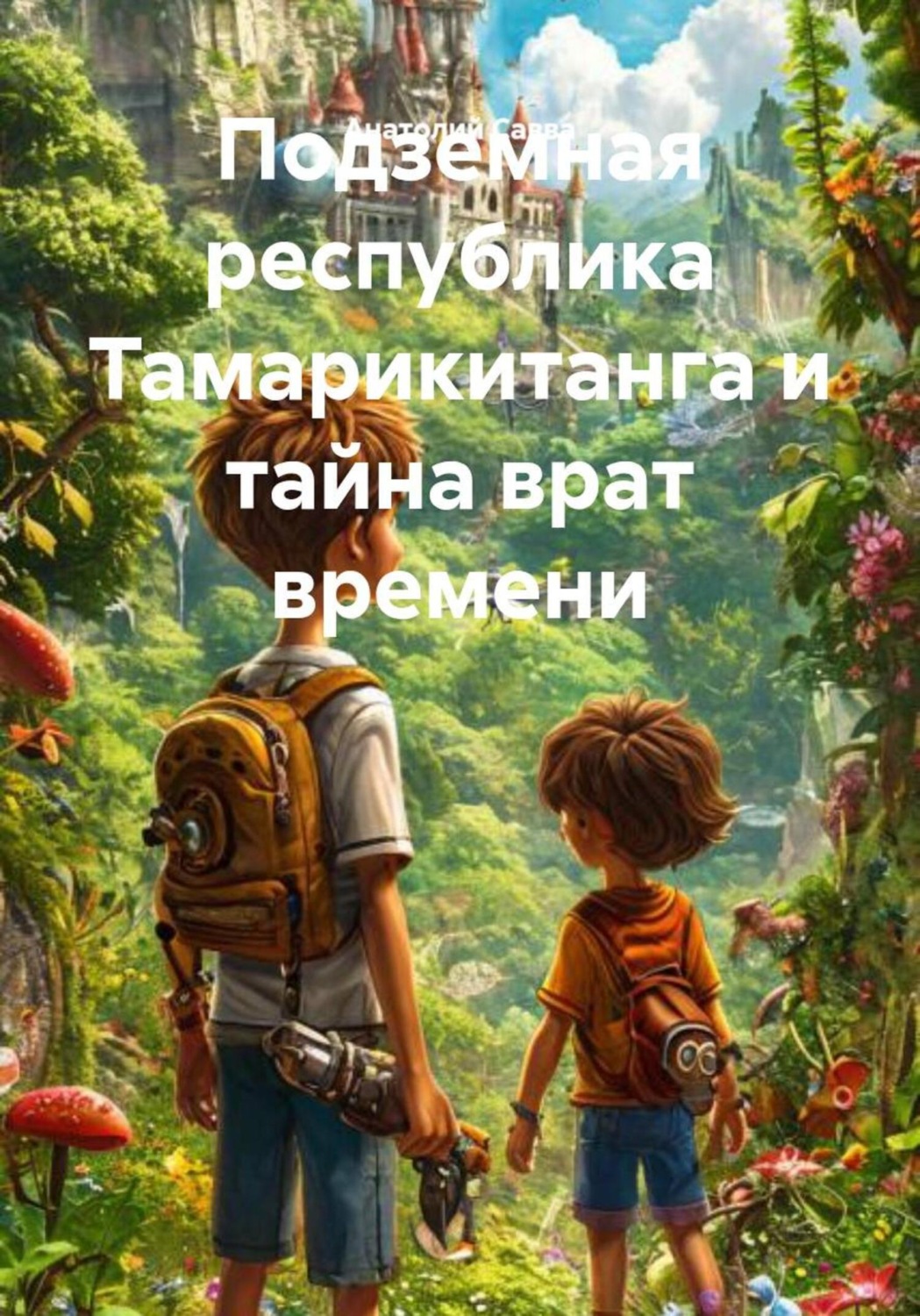 Обложка книги «Подземная республика Тамарикитанга и тайна врат времени»