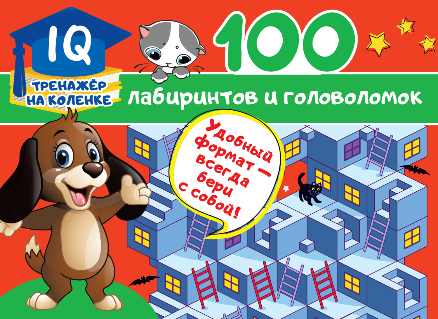 Обложка книги «100 лабиринтов и головоломок»