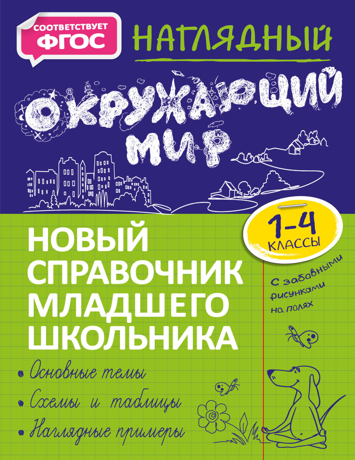Обложка книги «Наглядный окружающий мир. 1–4 классы»