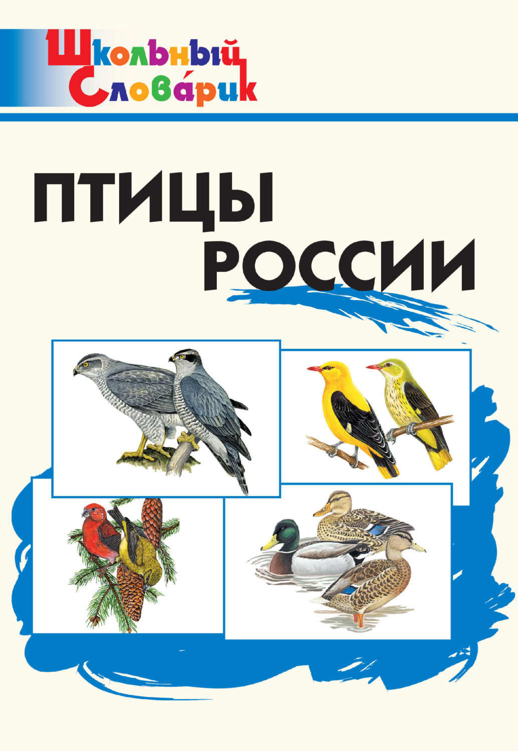 Обложка книги «Птицы России. Начальная школа»