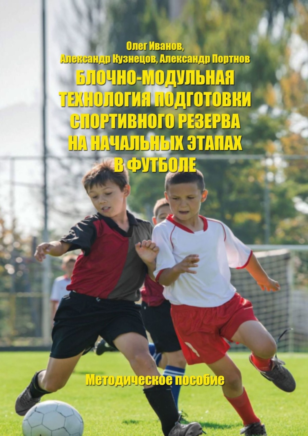 Обложка книги «Блочно-модульная технология подготовки спортивного резерва на начальных этапах в футболе»