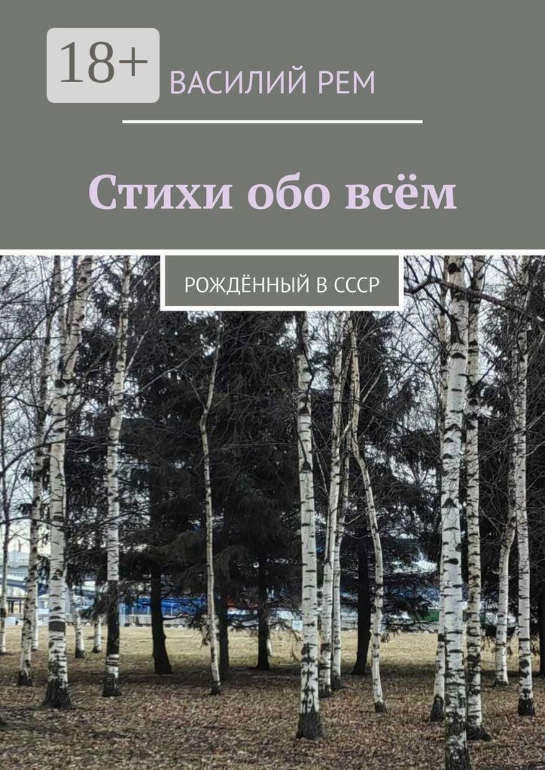 Обложка книги «Стихи обо всём. Рождённый в СССР»