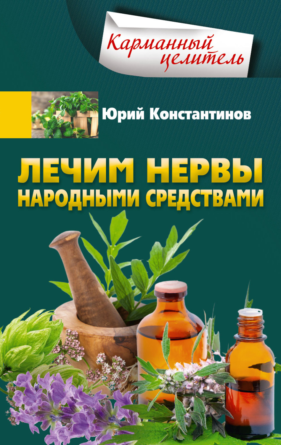 Обложка книги «Лечим нервы народными средствами»