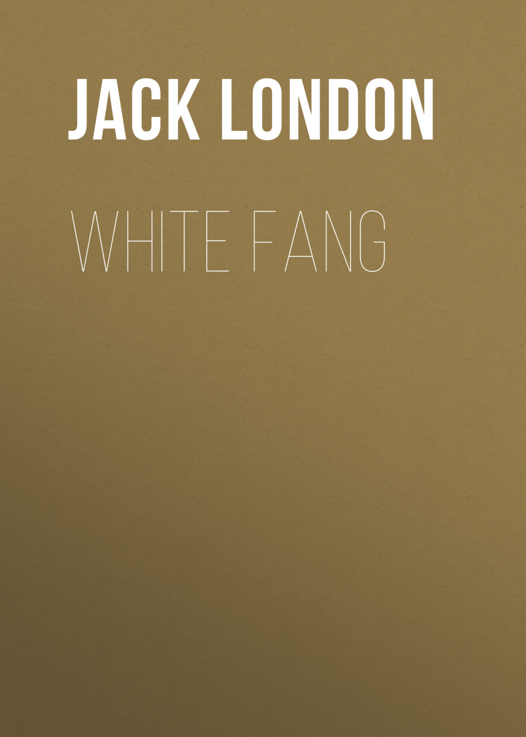 Обложка книги «White Fang»