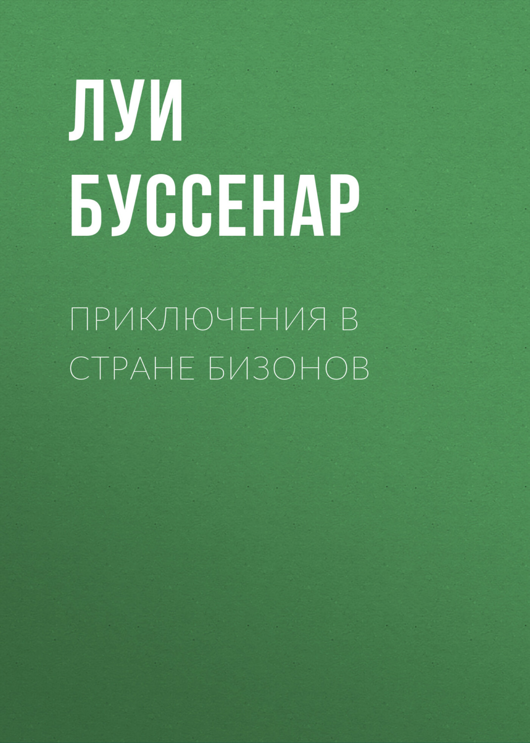 Обложка книги «Приключения в стране бизонов»