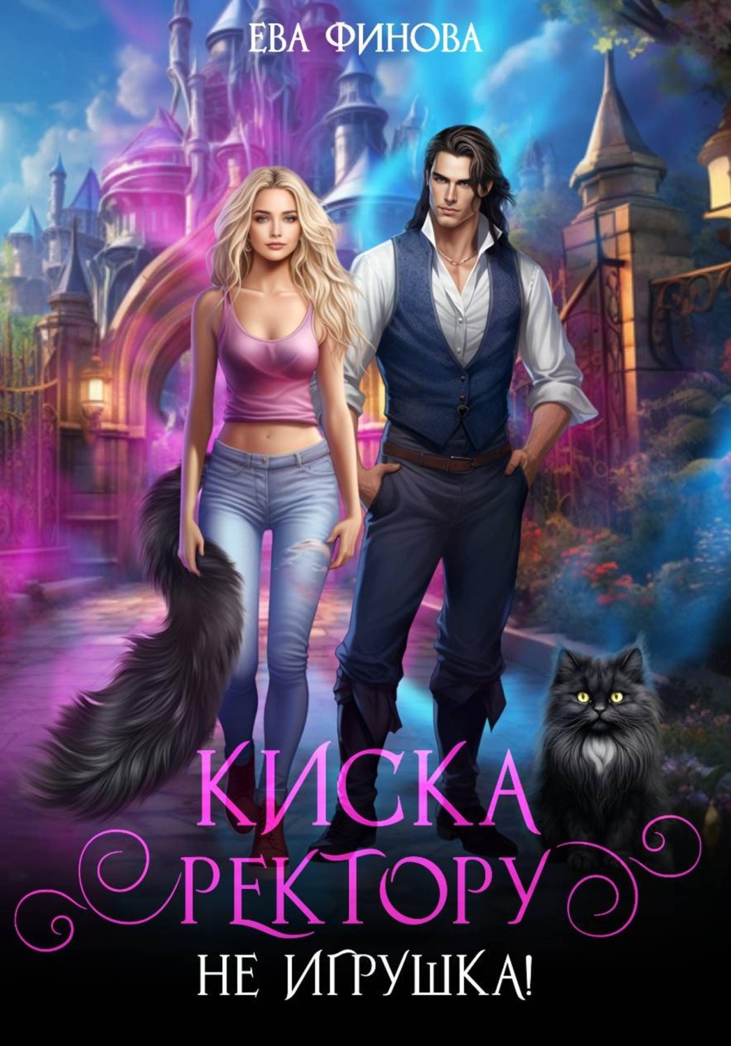 Обложка книги «Киска ректору не игрушка!»