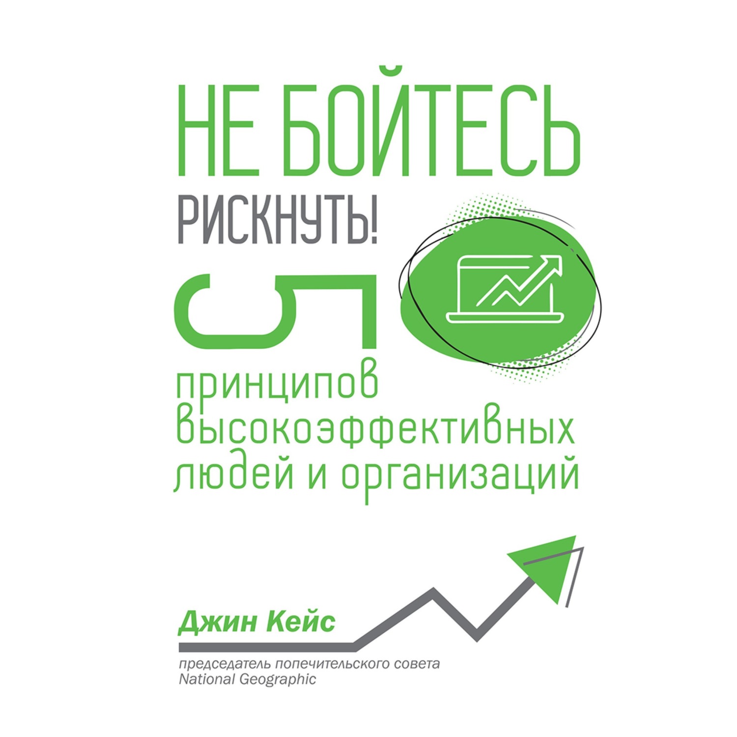 Обложка книги «Не бойтесь рискнуть! 5 принципов высокоэффективных людей и организаций»