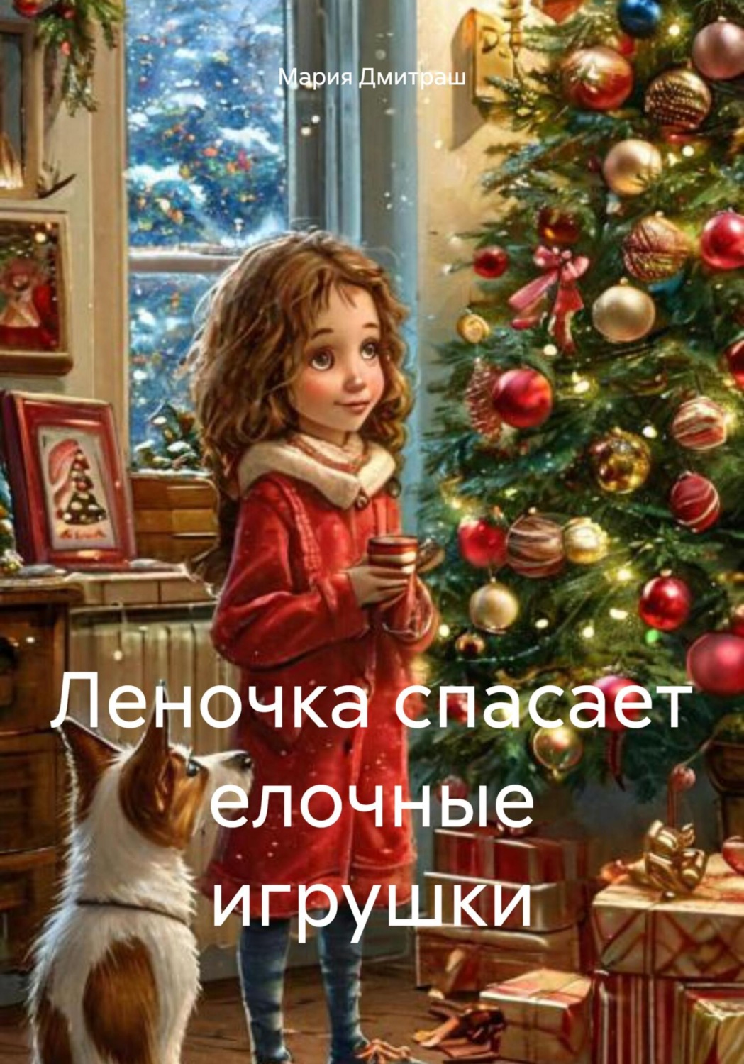 Обложка книги «Леночка спасает елочные игрушки»